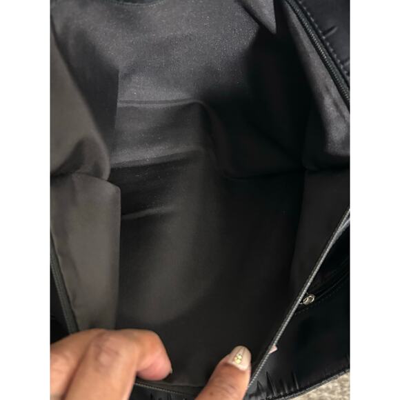 Christian Lacroix black Leather and Nylon Handbag - Picture 10 of 13